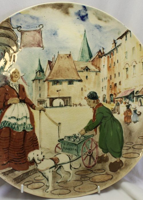 Large Martin Boyd hand painted wall plaque Large Martin Boyd hand painted wall plaque