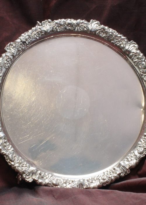 Old Sheffield Plate card tray Old Sheffield Plate card tray