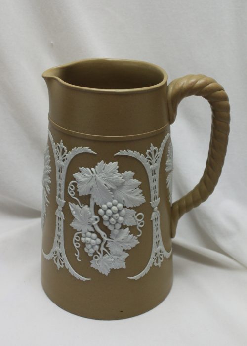 Dudson sprigged jug with rope handle Dudson sprigged jug with rope handle
