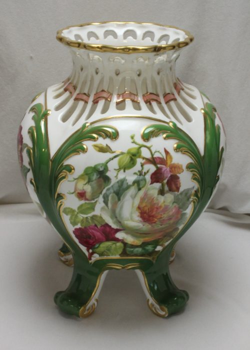 Copeland vase hand painted by Thomas Sadler Copeland vase hand painted by Thomas Sadler