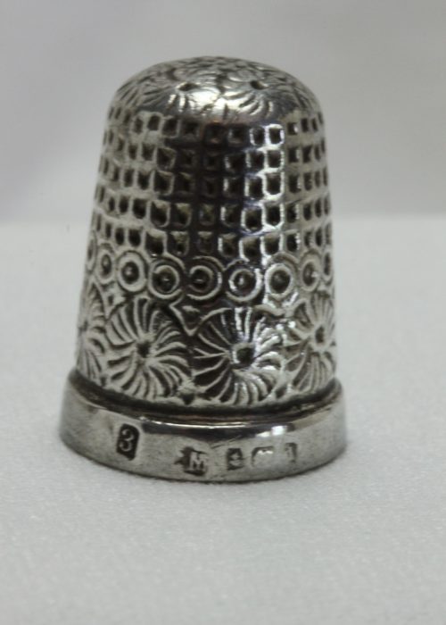 Sterling silver thimble by Charles May of Birmingham 1903 Sterling silver thimble by Charles May of Birmingham 1903