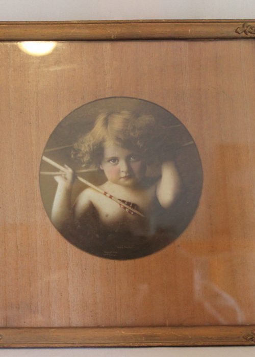 Cupid Awake and Cupid Asleep framed photographs Cupid Awake and Cupid Asleep framed photographs