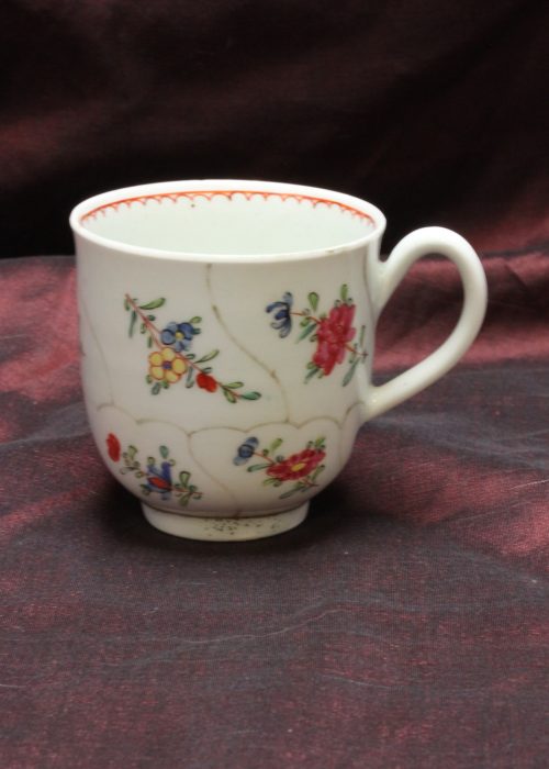 Worcester porcelain coffee cup c 1770 Worcester porcelain coffee cup c 1770