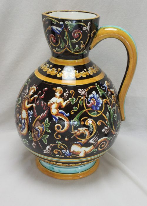 Gien hand painted jug Gien hand painted jug