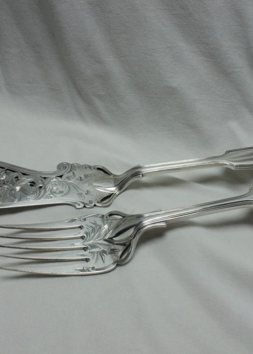 Elkington silver plated fish servers Elkington silver plated fish servers