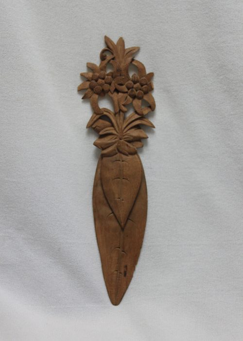Carved wooden bookmark Carved wooden bookmark