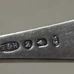 Victorian engraved silver plated cake or dessert slice