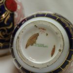 Pair of Copeland's hand painted and gilded Imari pattern vases