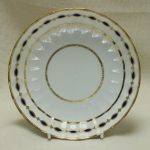 Derby hand painted and gilded trio pattern 126