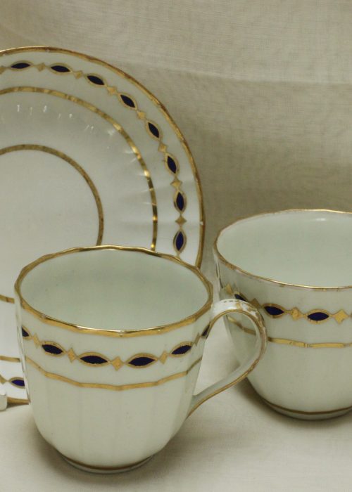 Derby hand painted and gilded trio pattern 126 Derby hand painted and gilded trio pattern 126