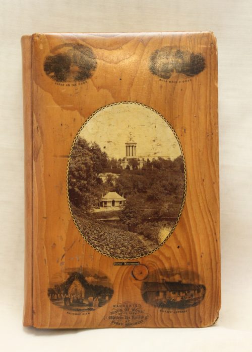 Robert Burns poetry book with Mauchline Ware binding Robert Burns poetry book with Mauchline Ware binding