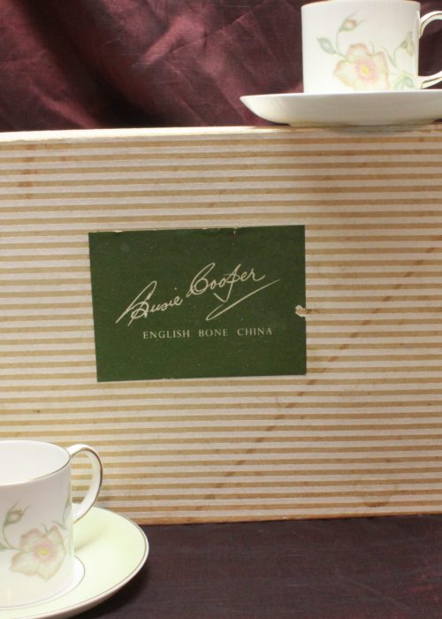 Susie Cooper boxed coffee set Wild Rose pattern Susie Cooper boxed coffee set Wild Rose pattern