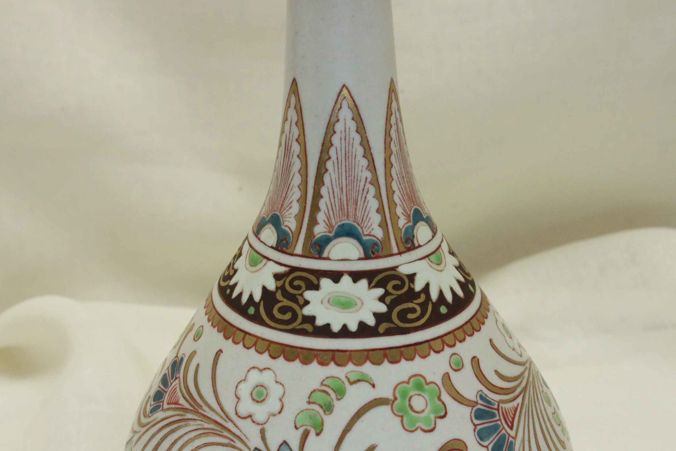 Doulton Lambeth Carrara Ware vase by Mildred Smallfield China Rose