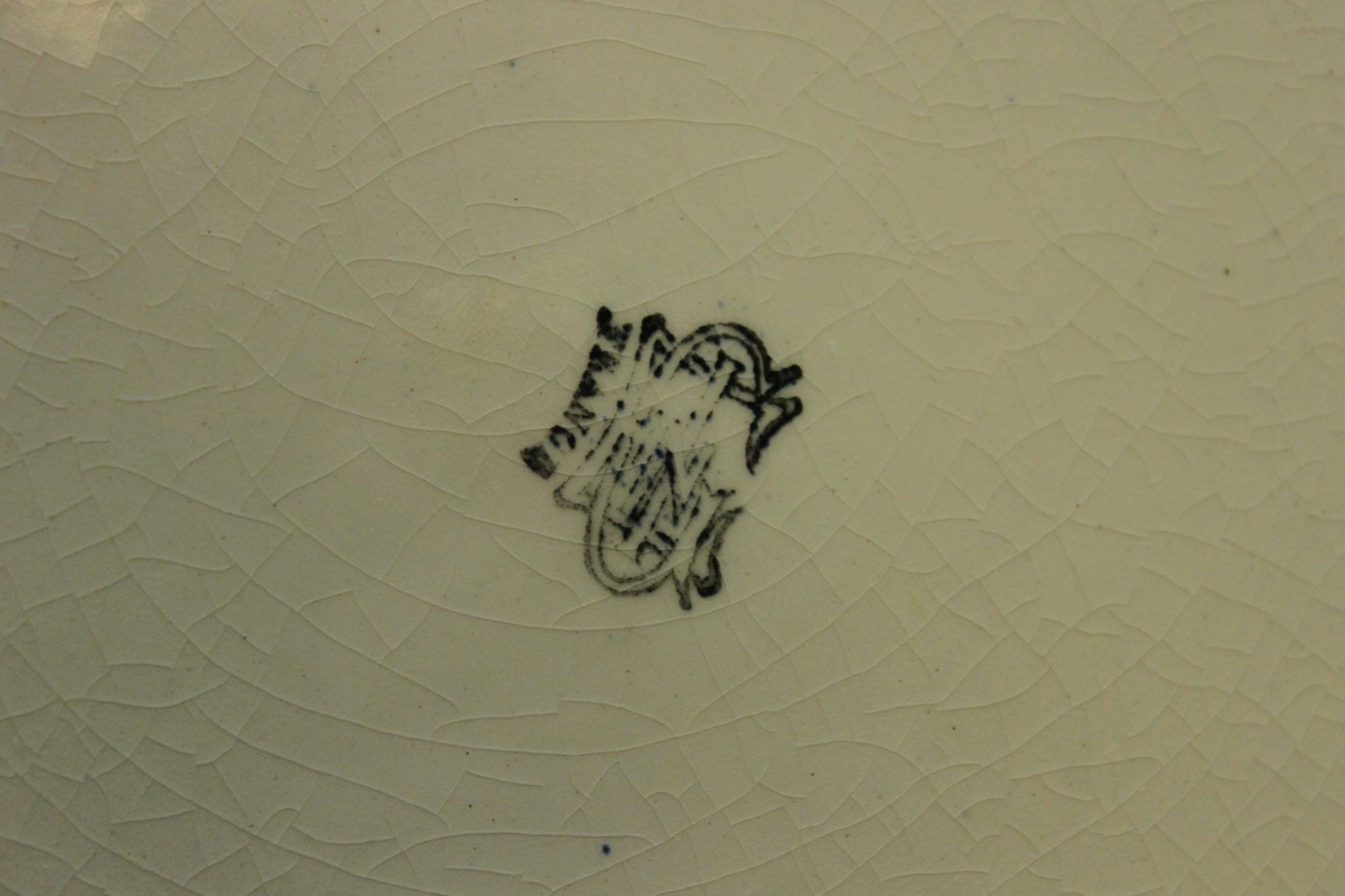 Hand painted wall charger by Gien