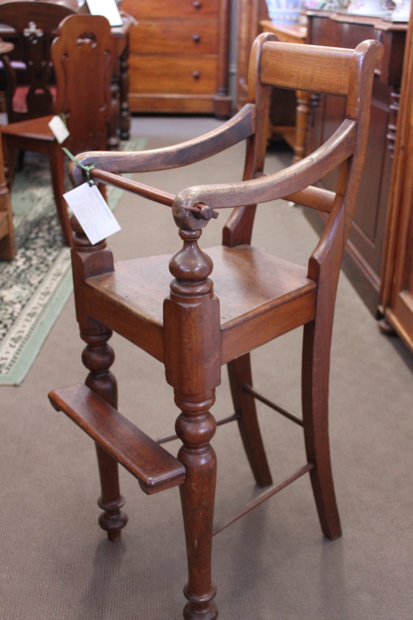 Cedar child's high chair