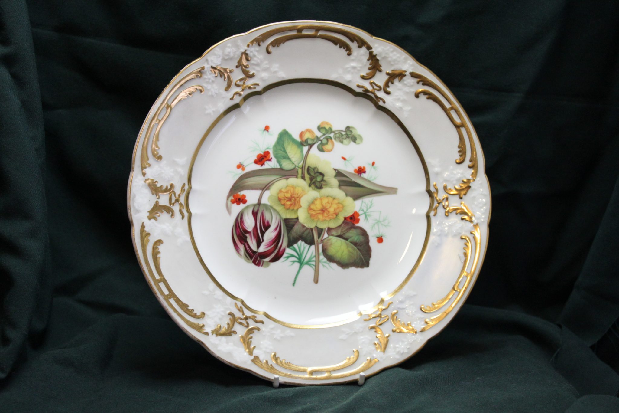 Coalport hand painted dessert plate