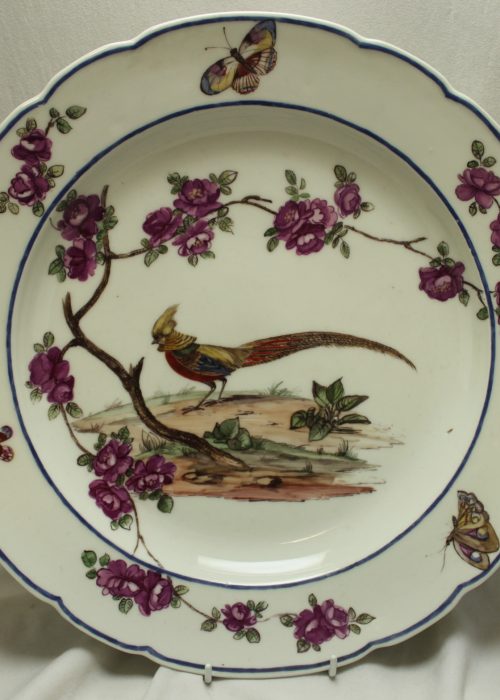 Large hand painted French porcelain platter