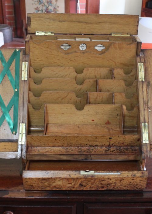 Oak stationery compendium