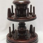 Australian cedar cotton reel holder