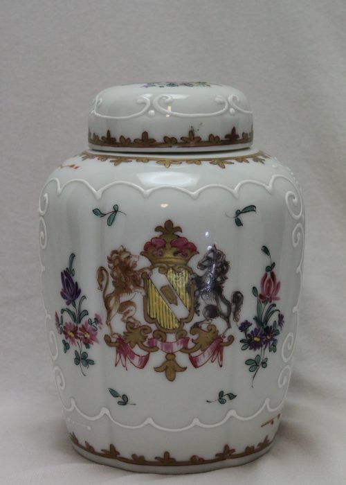Samson of Paris armorial tea canister