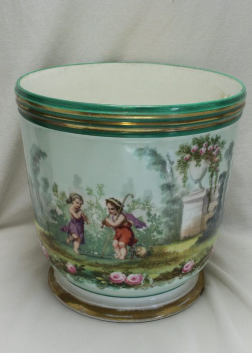 French porcelain jardiniere