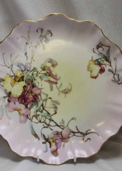 Doulton Burslem hand coloured plate pattern C2749