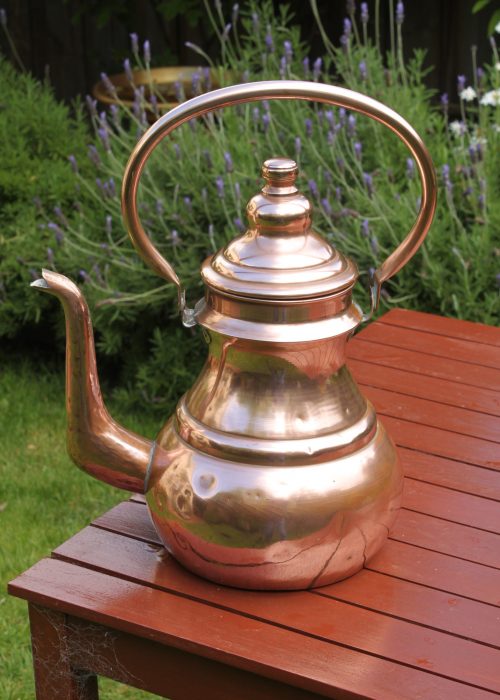 Antique copper coffee pot