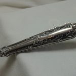 French silver cake slice